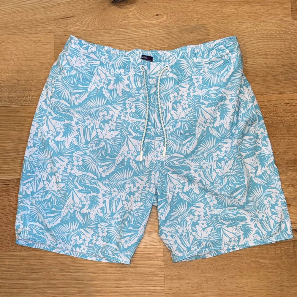 Johnny O Men's Blue Floral Swim Shorts size XL like new